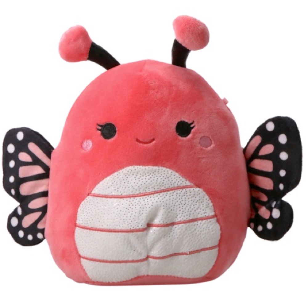 7.5” Andreina The Butterfly Squishmallow pink and black butterfly